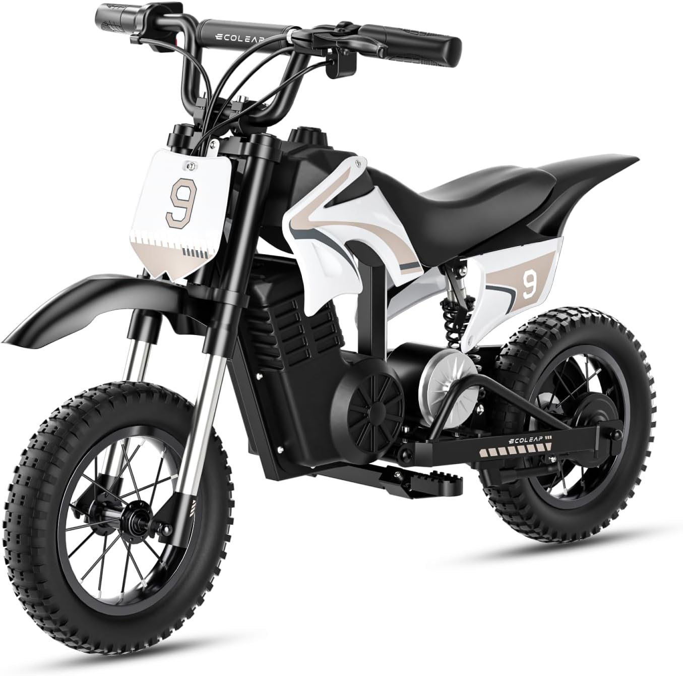 K1 Kids Electric Dirt Bike 36V Motorcycle,16MPH Fast Speed 14 Mile Long-Range,700W Peak 3-Speed Modes Electric Bike for Kids Ages 3-10