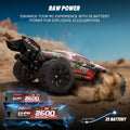 Mini 1:8 Brushless RC Cars for Adults Fast 50MPH, VEXARO High Speed 4X4 RC Trucks, All Terrain Remote Control Car Waterproof RC Truggy Off Road Hobby Large Monster Truck with 3S Battery