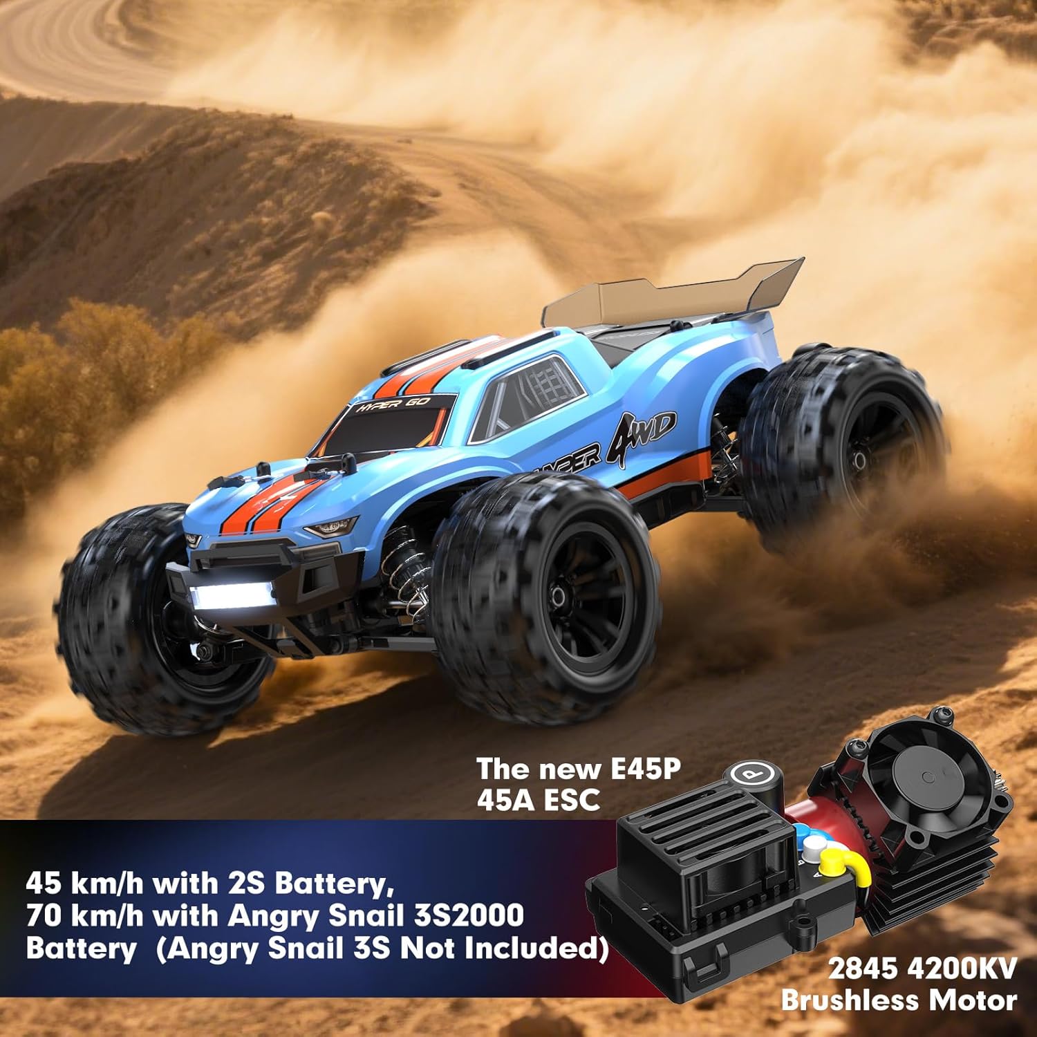 Brushless remote control car