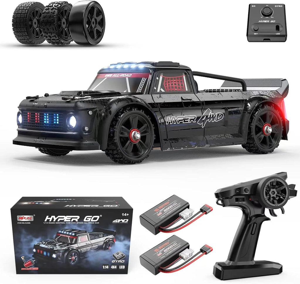 14301 V3 1/14 RTR Brushless RC Drift Car, 4WD 38MPH High Speed with Gyro