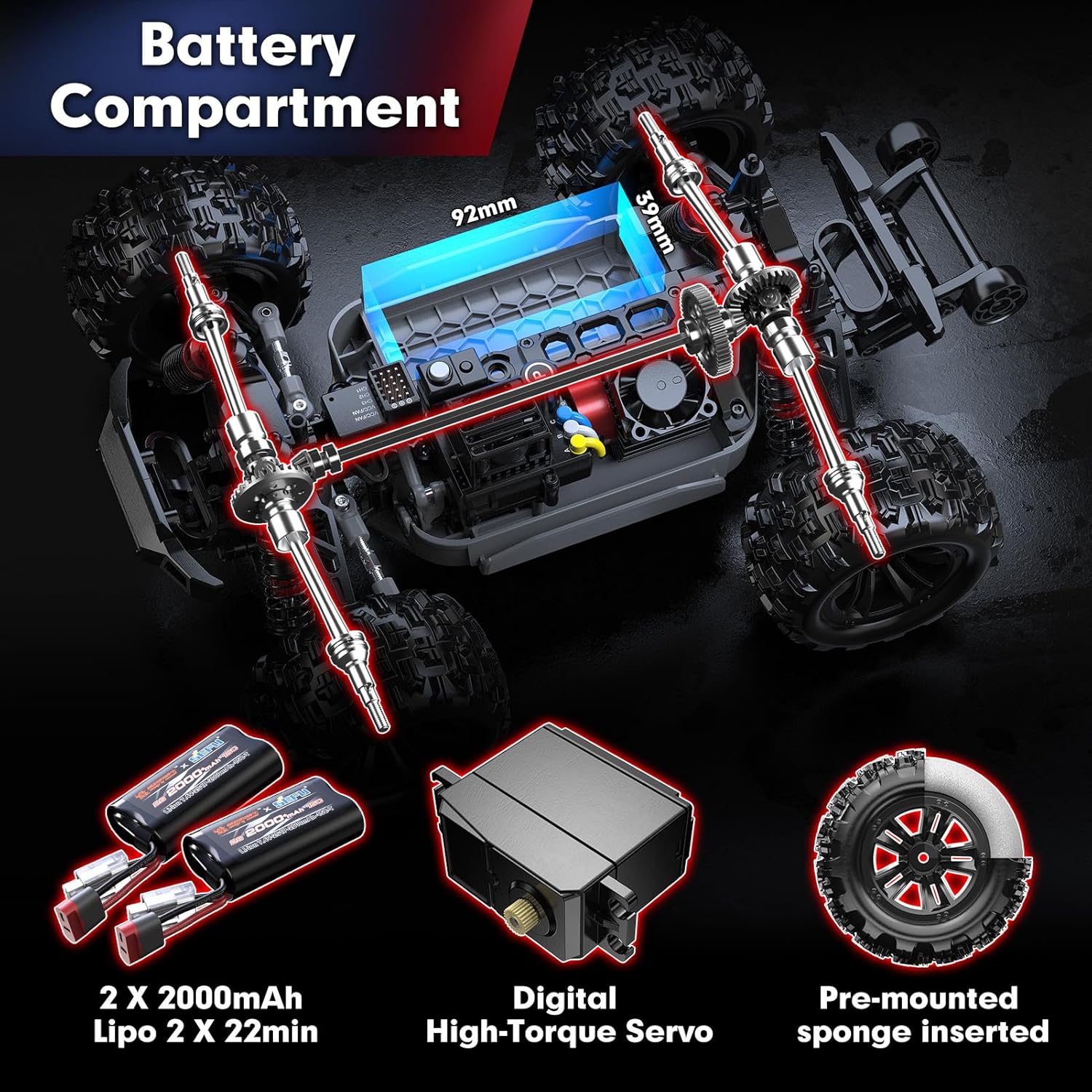 Brushless remote control car
