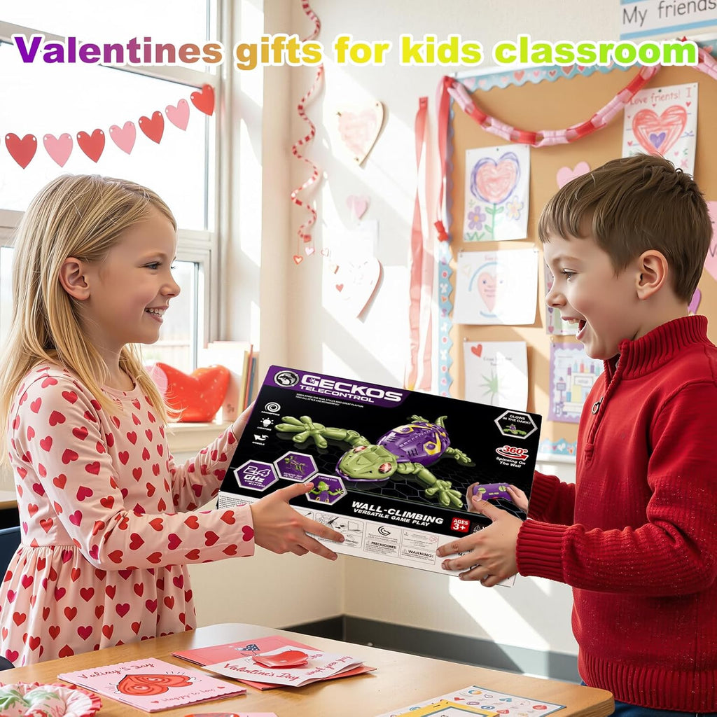 Wall Climbing Gecko, Glow in The Dark Lizard, Rc Toys for Kids,Wall Crawler Robot Geckos,Fun Kids Toys, Birthday Valentines Day Gifts for 3 4 5 6 7 8 + Year Old Boys Girls Teens