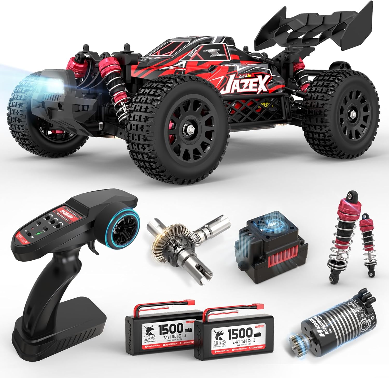 Brushless RC Buggy for Adults and Kids 60KM/H, 1/14 Electric High Speed All Terrain Remote Control Car, Hobby RC Trucks 4x4 Off Road RC Car, Waterproof RC Vehicle for Snow/Sand/Beach Age 8+