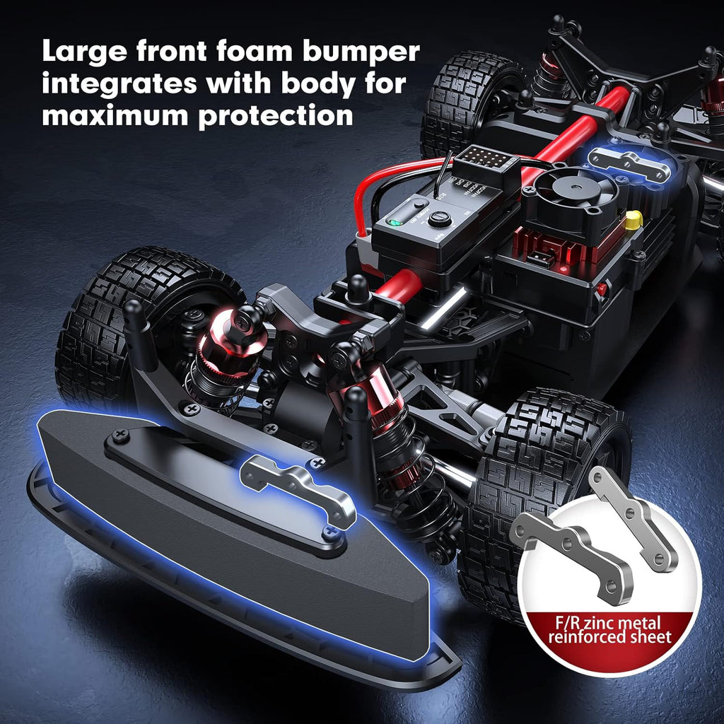 14301 V3 1/14 RTR Brushless RC Drift Car, 4WD 38MPH High Speed with Gyro
