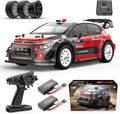 Brushless RC Drift Car MJX Hyper GO 14303 1:14 Citroen C3, 40mph Max 4WD RTR High Speed RC Rally Car with Gyro & 2x2000mAh Batteries, Hobby Grade Remote Control Drifting Car Gift for Adults